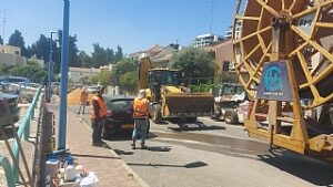 שדרוג של קווי המים ברחוב הגלעד